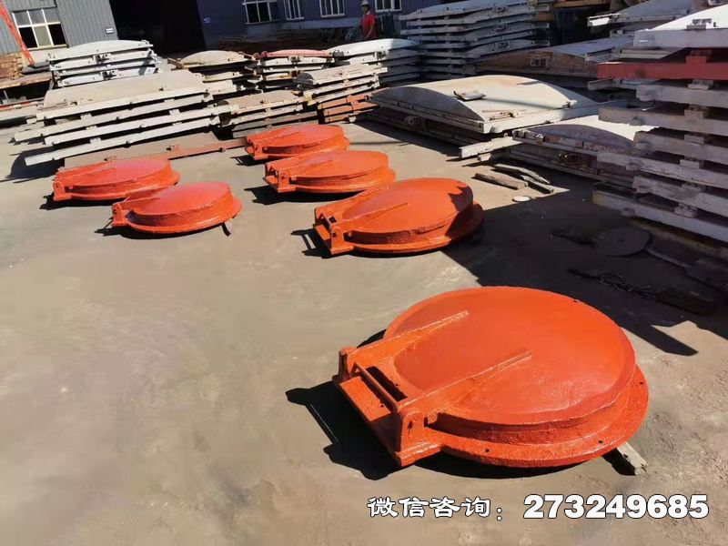 瀏陽鑄鐵圓型管道拍門
